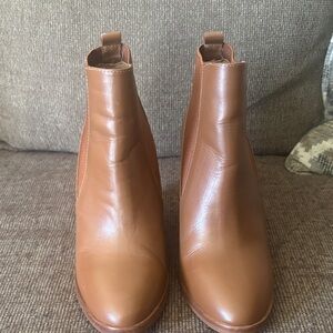Michael Kors Tan Leather Ankle Booties